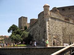 Castell Reial de Cotlliure with north-east bastion and Gothic tower