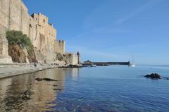 Castle of Collioure on a sunny day