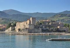 Collioure Royal Castle on a sunny day