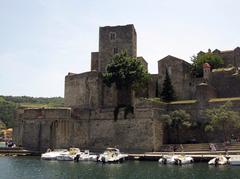 Castell Reial de Cotlliure east facade and gothic tower