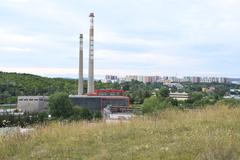 Panoramic view of Brno from Stránská skála displaying Zetor and Vinohrady neighborhoods