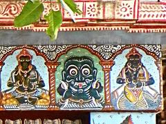 detail of the entrance decoration at Lingaraj Temple, Bhubaneshwar