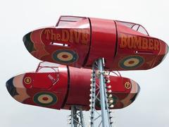 The dive Bomber ride at Carter's Steam Fair