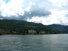 Scenic view of Lake Maggiore in Stresa, Italy