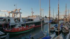 Floating maritime museum with classic yachts