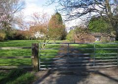 A country house with lovely grounds