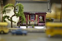 Kaminarimon miniature at Edo-Tokyo Museum