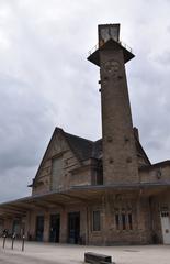 Gare de Dinan railway station building from the street side