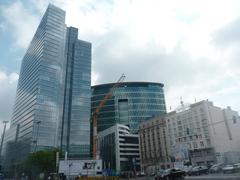 Place Charles Rogier in Brussels with buildings and traffic