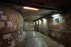 Interior view of Brussels Sewer Museum