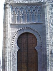 side door of the Santiago del Arrabal Church in Toledo