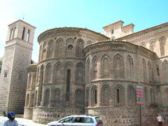 Santiago Mayor Church in Toledo panoramic view