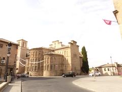 Santiago del Arrabal panorama in Toledo, Spain