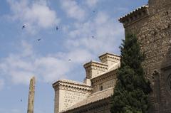 Cityscape of Toledo, Spain with historic buildings and a river