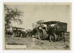 Men on a big tractor in Mission, Texas