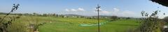 Panoramic view of nature trail in Sukhna Wildlife Sanctuary near Sukhna Lake, Chandigarh