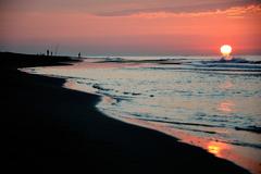 Castelldefels beach at dawn