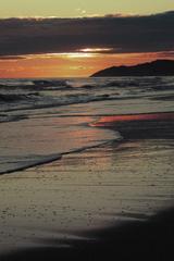 Sunset at Castelldefels beach