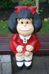 Mafalda sculpture in Buenos Aires