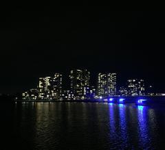 Bennelong Bridge at night