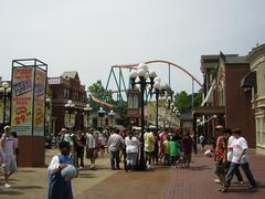 main gate at Six Flags Over Georgia