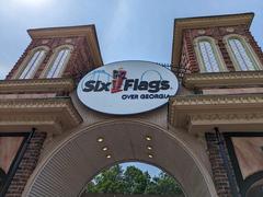 Six Flags Over Georgia updated entrance gate