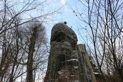 Tüfels-Chäller natural rock formation in Baden, Aargau, Switzerland