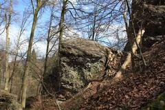 Teufelskeller rock formation in Baden AG, Switzerland