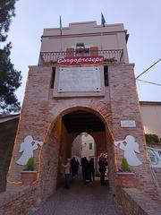 Ancient walls of Fiorenzuola di Focara in Pesaro