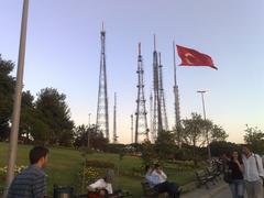 Panoramic view of Çamlıca Hill in Istanbul