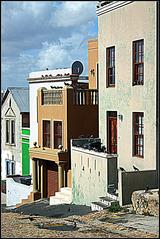 colorful houses on a street in Bo-Kaap, Cape Town