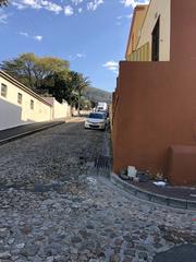 Colorful houses along a street in Bo-Kaap, Cape Town