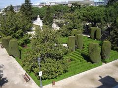 Sabatini Gardens beside the Royal Palace of Madrid