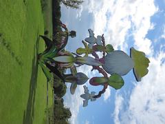 Love Bomb sculpture by Marc Quinn at Jupiter Artland in Wilkieston