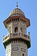 Minaret of Mahabat Khan Mosque in Peshawar