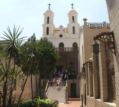 Cairo Hanging Church view from courtyard