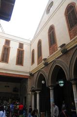 Hanging Church 11th century outer porch in Cairo, Egypt