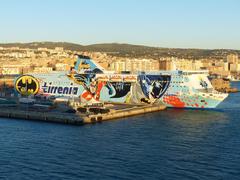 AIDA cruise ship docked at Civitavecchia port