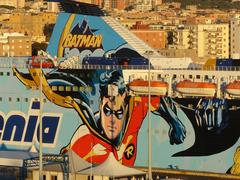 AIDA cruise ship docked at Civitavecchia port