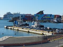 AIDA cruise ship docked in Civitavecchia