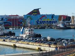 AIDA Cruises ship docked at Civitavecchia port