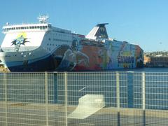 AIDA cruise ship docked in Civitavecchia port