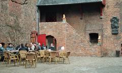 Muiden water castle inner yard