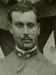 Historical photo fragment of Giacomo Caputo after mission in Libya