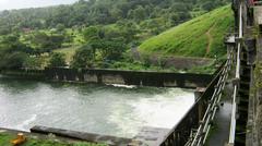 Kanjirapuzha Dam panoramic view