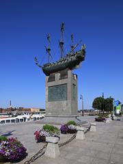 Memorial sign of the ship 'Poltava'