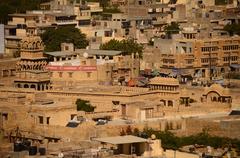 Panoramic view of Jaisalmer Fort in Rajasthan