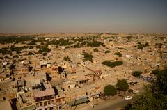 Jaisalmer city view in Rajasthan