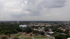 bird eye view of Jhansi town from Jhansi Fort