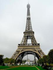 Eiffel Tower in Paris on a clear day